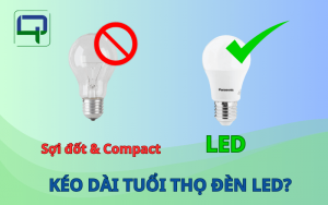 Cách kéo dài tuổi thọ đèn LED