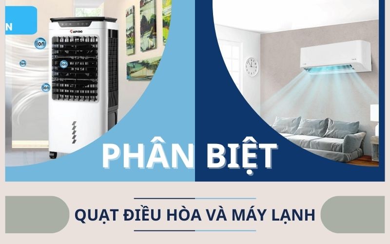 So sánh máy lạnh và quạt điều hòa hơi nước